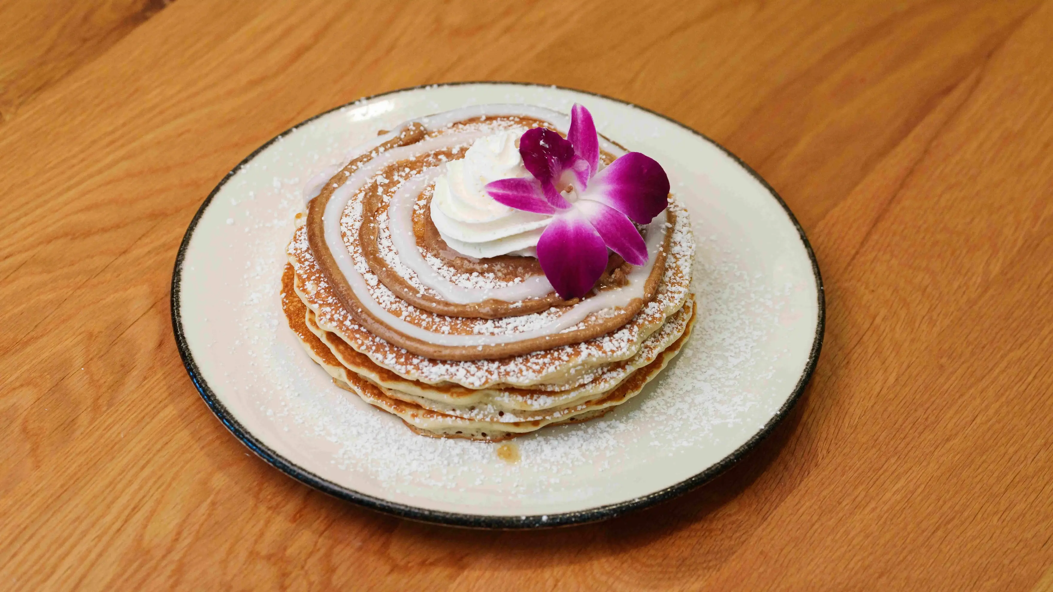 Cinnamon Roll Pancakes