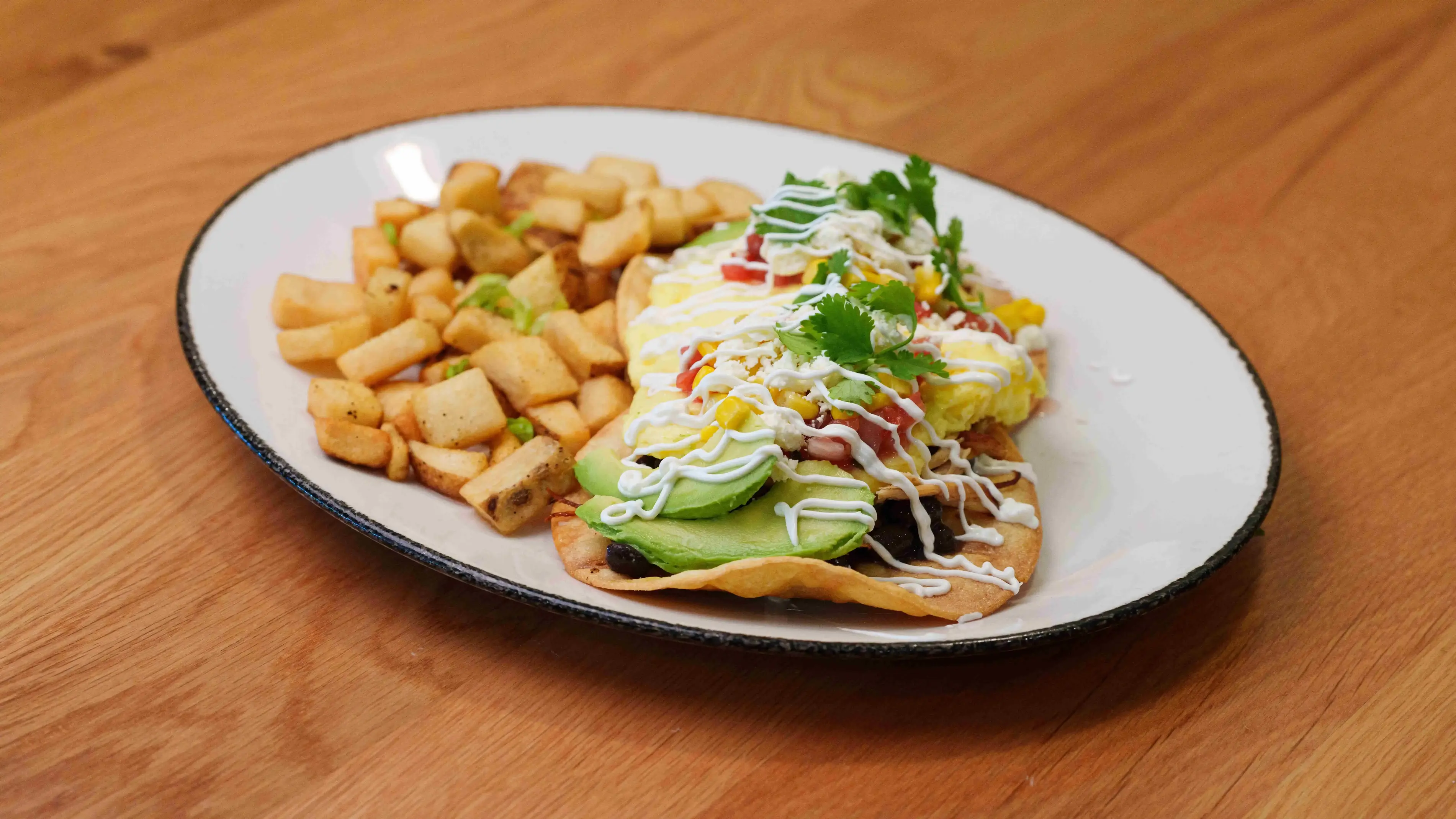 Chicken Tostadas